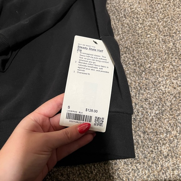 BNWT lululemon steady state half zip - Picture 4 of 5